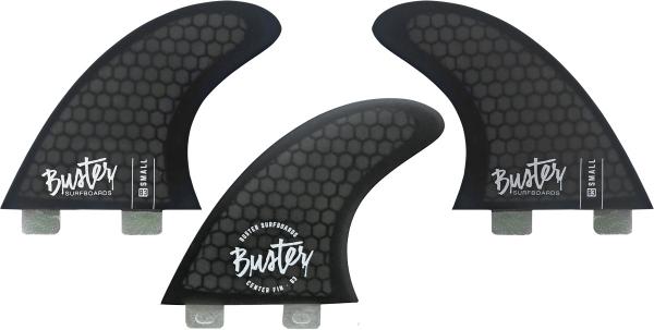 Jeu d'ailerons de planche de surf en nid d'abeille Buster Thruster FCS-I Small 4.28